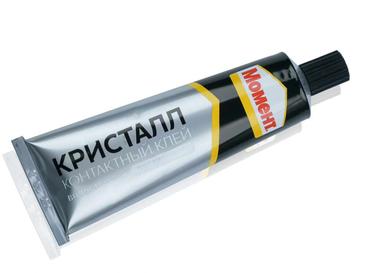 Клей Момент контактный Кристалл водостойкий, 125 мл