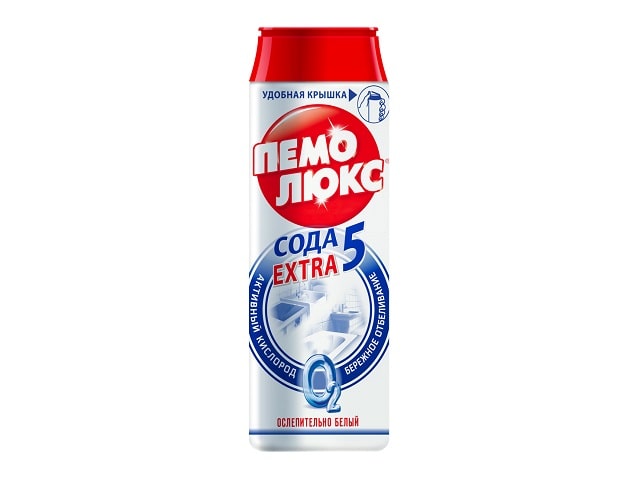 Чистящее средство Пемолюкс Сода-5 Экстра Ослепительно белый, 400 гр