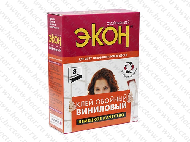 Клей обойный ЭКОН «Флизелин», особопрочный, 200 гр