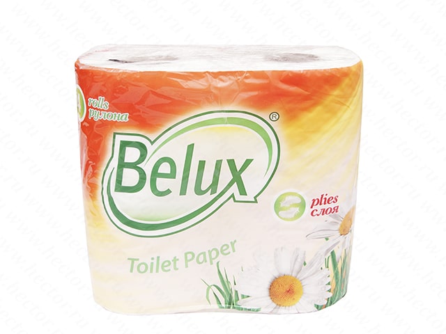 Туалетная бумага Belux Classic 3-х сл., 4 шт, белая