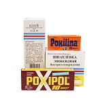 Купить эпоксидные составы - Poxipol, Момент Эпоксилин,  Poxilina, эпоксидный клей и шпатлевка